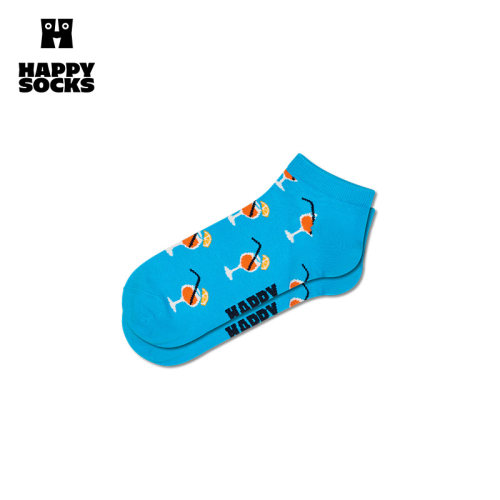 【春秋款】Happy Socks潮牌时尚多巴胺短袜个性百搭小众踝袜子 - 图1