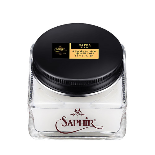SAPHIR莎菲雅黑金滋润霜皮衣植鞣革纳帕皮小羊皮小牛皮护理保养油 - 图3