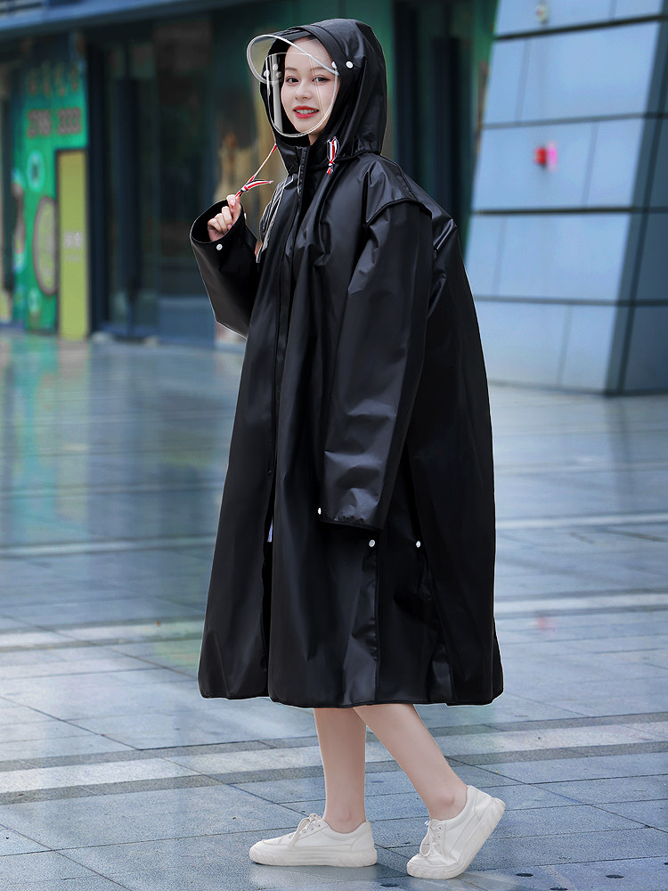 长款全身防暴雨夏季电动自行雨衣 太空家居雨披/雨衣