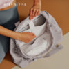 MAIA nylon pleated yoga mat bag