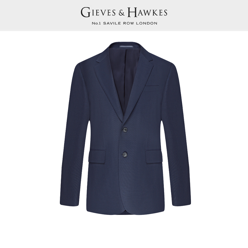 GIEVES&HAWKES/君皇仕秋冬季男士西服外套西装休闲男装G4717EO021 - 图1