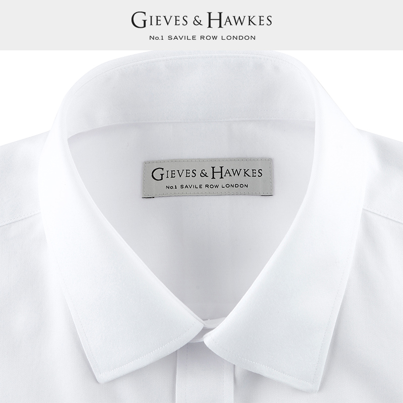 GIEVES&HAWKES/君皇仕男士长袖免烫衬衫商务礼服衬衣G4939EI1A1 - 图2