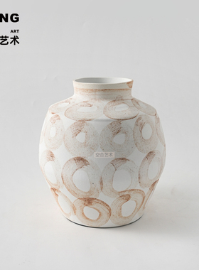 空合侘寂风肌理陶瓷花瓶合集
