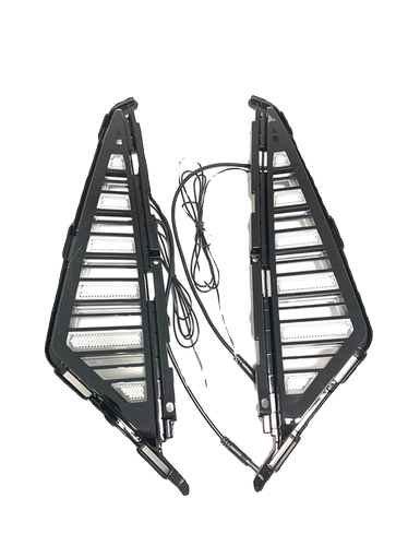 23长安欧尚Z6中网前雾灯改装高亮LED流水日行灯后杠灯刹车爆闪灯z - 图0