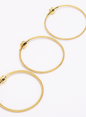 适用周家钢丝手绳可穿珠可调节