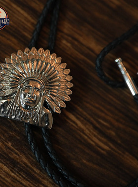 美国进口DIY银色皮质装饰项链