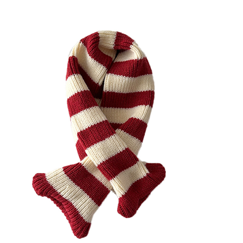 新年红色喜庆儿童围巾秋冬季交叉绑带保暖围脖男童女宝宝拜年脖套,淘宝优惠券,粉丝福利购,淘宝优惠卷