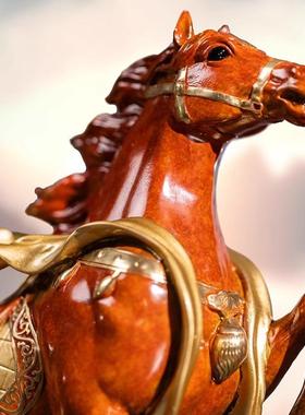 朱炳仁铜客厅中式黄铜摆件祝福