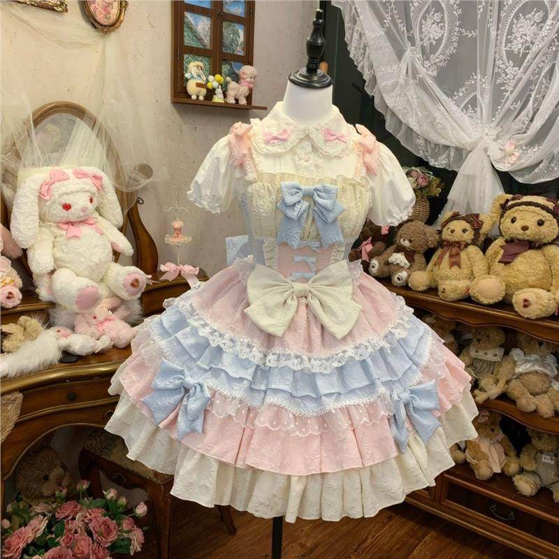 多巴胺洛丽塔YoYo酱原洛丽塔ita洋装doll感jsk吊带连衣裙,淘宝优惠券,粉丝福利购,淘宝优惠卷