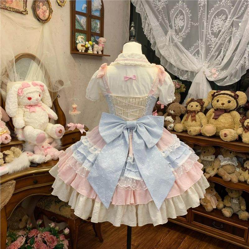 多巴胺洛丽塔YoYo酱原洛丽塔ita洋装doll感jsk吊带连衣裙,淘宝优惠券,粉丝福利购,淘宝优惠卷