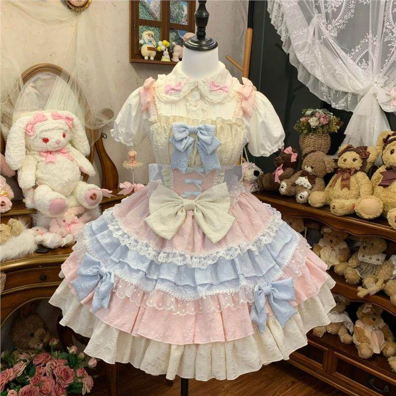 多巴胺洛丽塔YoYo酱原洛丽塔ita洋装doll感jsk吊带连衣裙,淘宝优惠券,粉丝福利购,淘宝优惠卷