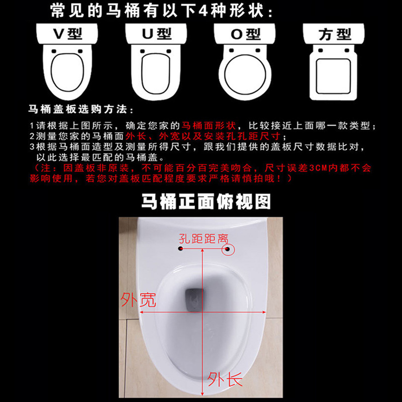 通用马桶盖和成CS5519/6667/9020 CF4520/8500/8518坐便器盖板-图0