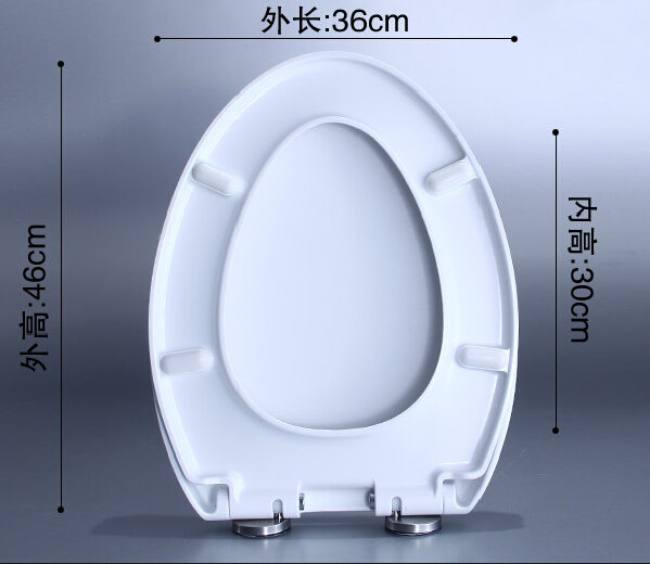 通用马桶盖 和成CS3540/3543/4329/4331/4337/4380坐便器缓降盖板 - 图0