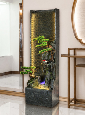 庭院风景会所开业送礼流水摆件