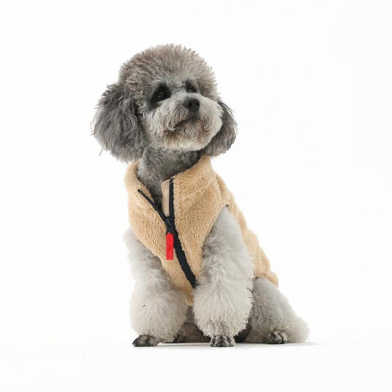 Sniff宠物狗狗猫咪秋冬款衣服泰迪比熊保暖毛绒拉链背心马甲毛衣,淘宝优惠券,粉丝福利购,淘宝优惠卷