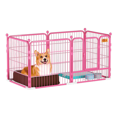 宠物围栏家用狗狗室内栅栏泰迪小型犬护栏中型犬大型犬金毛狗笼子 虎窝淘