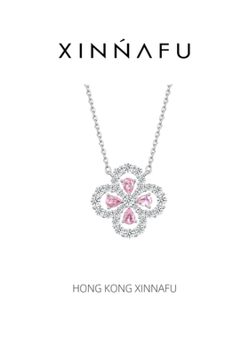 XINNAFU四叶草锆石锁骨链礼盒