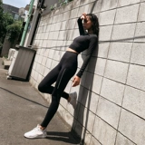 暴走的萝莉 Спортивный весенний комбинезон, дышащие быстросохнущие штаны, эластичное белье для коррекции формы бедер для спортзала, одежда для йоги, леггинсы, высокая талия, в обтяжку, для бега