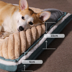 Мат dog bed padded cushion for