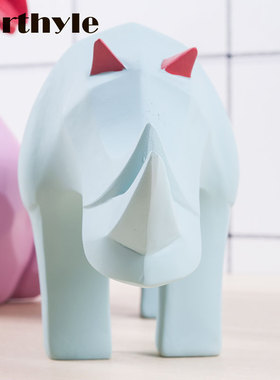 兔子儿童房样板间树脂工艺品折纸