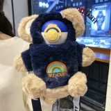 Детский милый стакан, высококачественный ремешок для сумки со стаканом для школьников из нержавеющей стали, с медвежатами