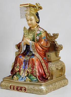 碧霞元君神像摆件办公室工艺品