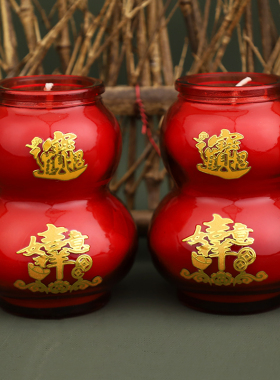 酥油葫芦蜡烛家用无烟