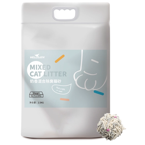 Тофу кошачья кошка поставляется по вкусу дезодорирующей и выпуклой почвы, смешанной с 20 костями активированного углерода без пыли и стерилизации, можно промыть в туалет