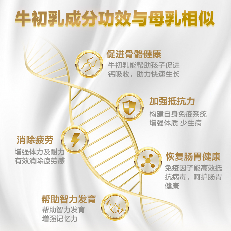 pipingrock海外旗舰店牛初乳粉胶囊乳铁蛋白增强提高大人儿童婴儿免疫力 免疫球蛋白片0