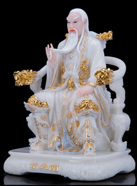 胡天龙神像客厅汉白玉胡天刚古典