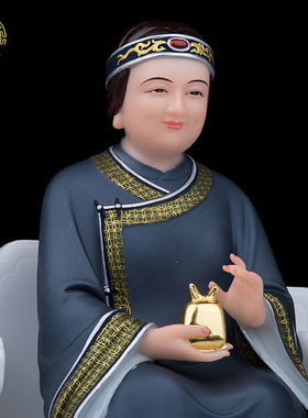 康盛汉白玉复古桌面碑王帅主神像