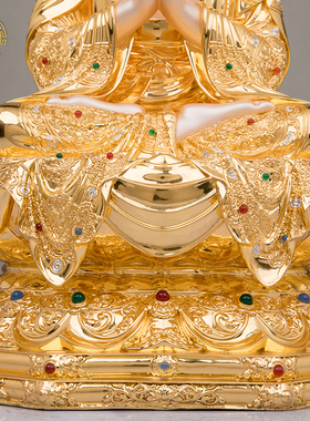 大日如来佛祖摆件家用供奉纯铜