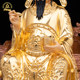 Wenchang emperor statue pure copper gilded study decoration