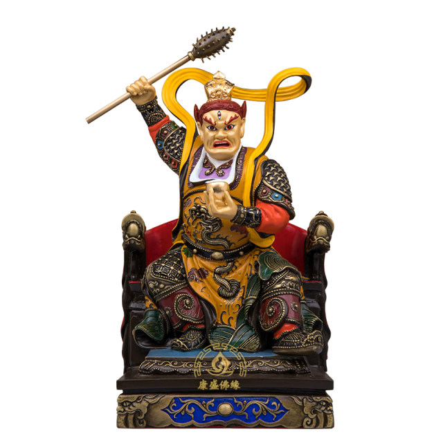 Prison Bodhisattva Buddha statue pure copper Chinese style worship ornaments