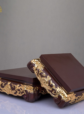 树脂中式客厅佛像加高台底座垫高