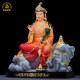 Resin Manjushri Samantabhadra Buddha statue Huayan Three Saints