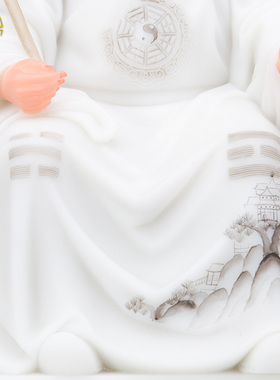 神像汉白玉祖师道德天尊工艺品