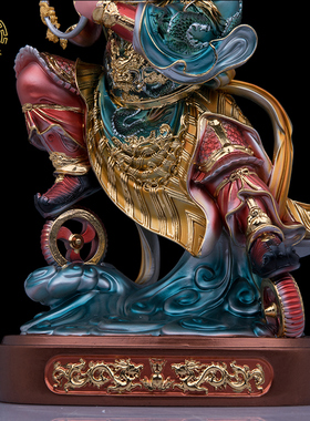 站风火轮哪吒三太子神像树脂客厅