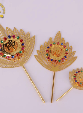 摆件合金济公蒲扇子佛像装饰品