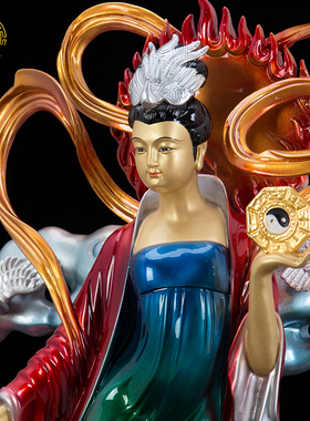 圣母供奉寺庙摆件纯铜佛像