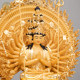 Bronze Chinese style living room Thousand-Armed Guanyin Bodhisattva Buddha ornaments