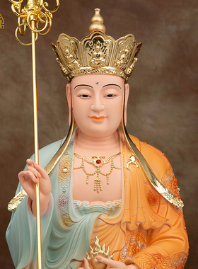 全堂佛地藏王娑婆三圣寺庙神像