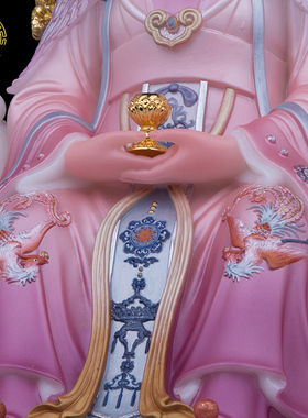 汉白玉金花教主神像银花教主佛堂