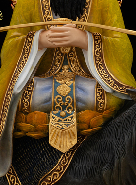 通天教主神像黄铜中式客厅热着色