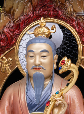 三清道祖神像道德像供奉家用摆件