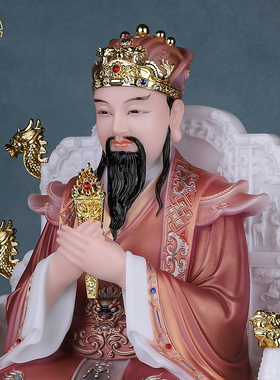 三官大帝佛像天官地官水官汉白玉