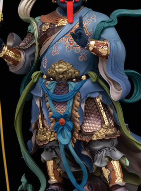 汉白玉面然大士神像供奉家居摆件