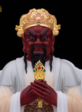 广济龙王神像汉白玉复古龙五爷