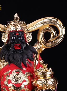 树脂赵公明赵元帅摆件武财神客厅