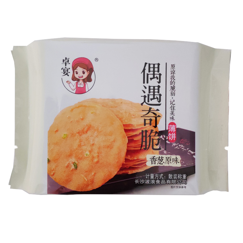 卓宴偶遇奇脆香煎薄脆520g匠人心网红零食品手工饼干煎饼果子锅巴 - 图3